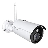 Gigaset Outdoor Camera - Überwachungskamera für den Außenbereich Ihres Hauses - Bewegungserkennung - Echtzeit-Videoübertragung in Full HD - Wetterfest - Infrarot-Nachtsicht - App Steuerung, weiß